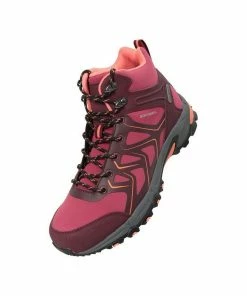 Mountain Warehouse Mens/Ladies Shadow Softshell Walking Boots- Berry