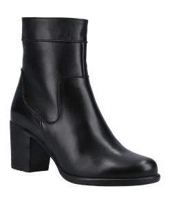 Riva Womens/Ladies Pirie Leather Ankle Boots - Black