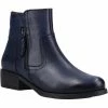 Riva Womens/Ladies Rockhampton Leather Ankle Boots - Navy