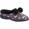 Fleet & Foster Womens Buzzard Slippers - Black