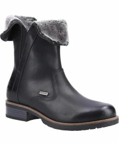Cotswold Womens Dursley Leather Ankle Boots - Black