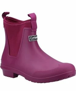 Cotswold Womens Grosvenor Galoshes - Berry
