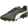 Puma Mens King Hero 21 FG Leather Soccer Cleats - Black/White