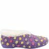 Fleet & Foster Womens/Ladies Snowberry Slippers - Purple
