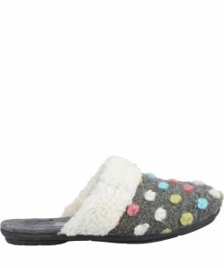 Fleet & Foster Womens/Ladies Sycamore Slippers - Gray
