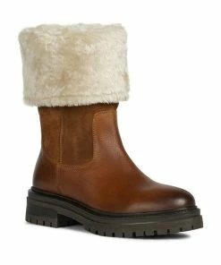 Geox Womens/Ladies D Iridea M Leather Ankle Boots