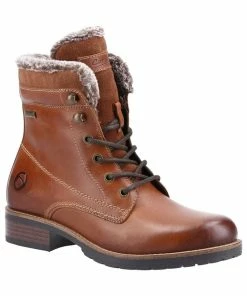 Cotswold Womens/Ladies Daylesford Leather Ankle Boots - Tan