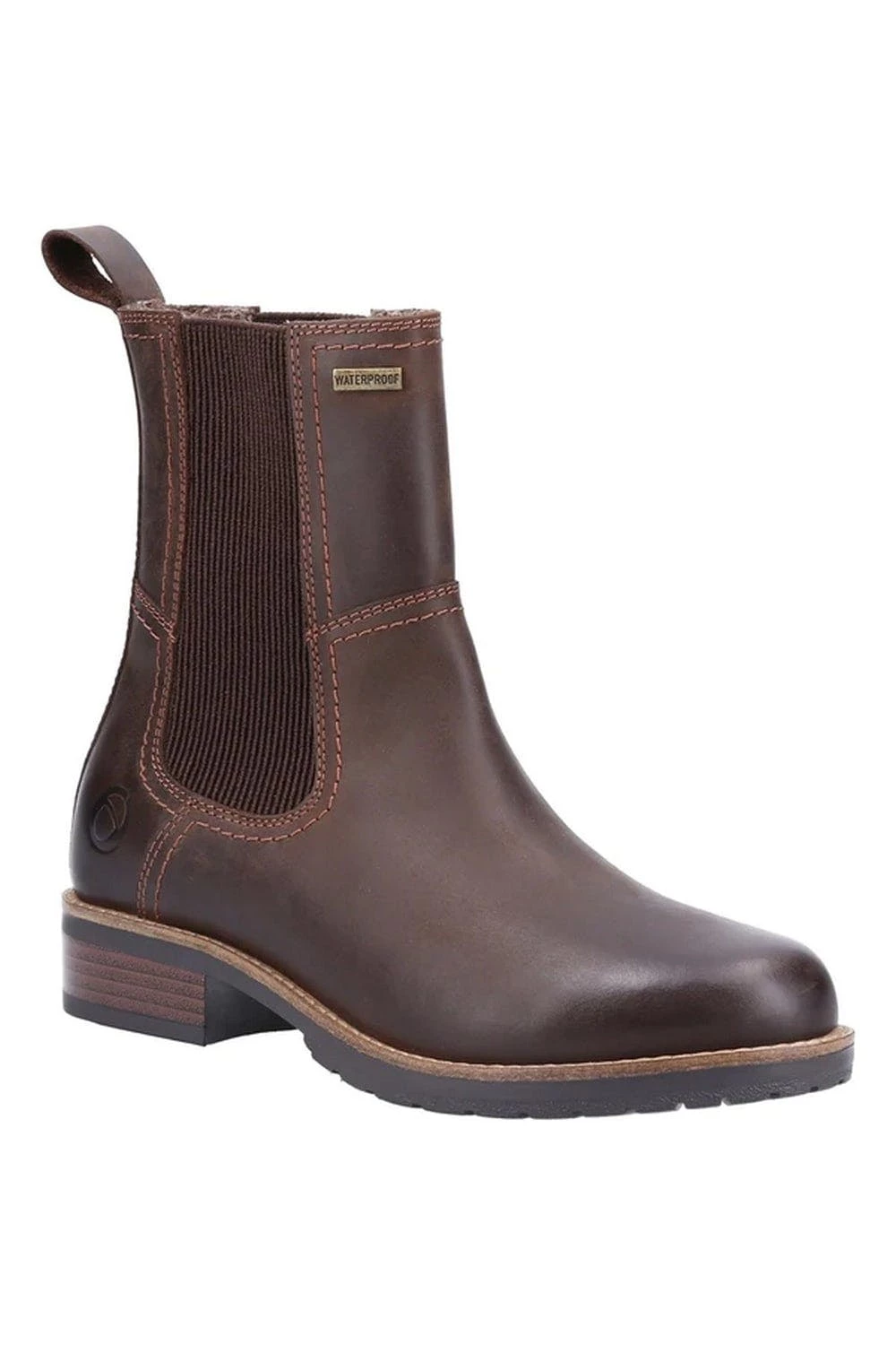 Cotswold Womens/Ladies Somerford Leather Chelsea Boots - Brown