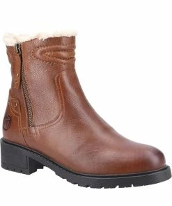 Cotswold Womens/Ladies Gloucester Leather Ankle Boots - Brown