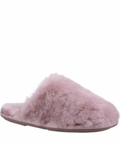 Cotswold Womens/Ladies Salperton Sheepskin Lined Slippers - Pink
