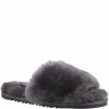 Cotswold Womens/Ladies Westfield Non Slip Sheepskin Lined Slippers - Gray