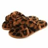 Eastern Counties Leather Womens/Ladies Delilah Leopard Print Sheepskin Slippers
