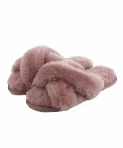 Eastern Counties Leather Womens/Ladies Delilah Sheepskin Slippers - Mink