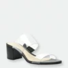 Schutz Victorie Vinyl & Leather Sandal