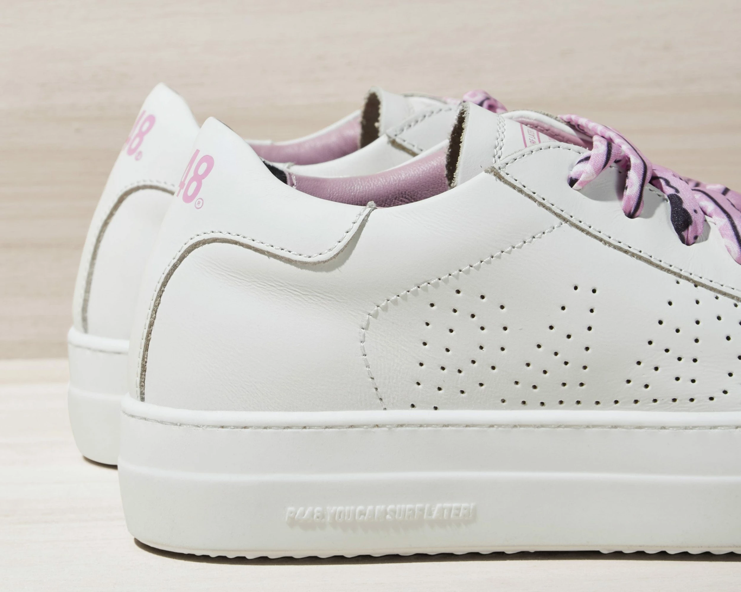 P448 Thea Pink Bandana Sneakers - Image 4