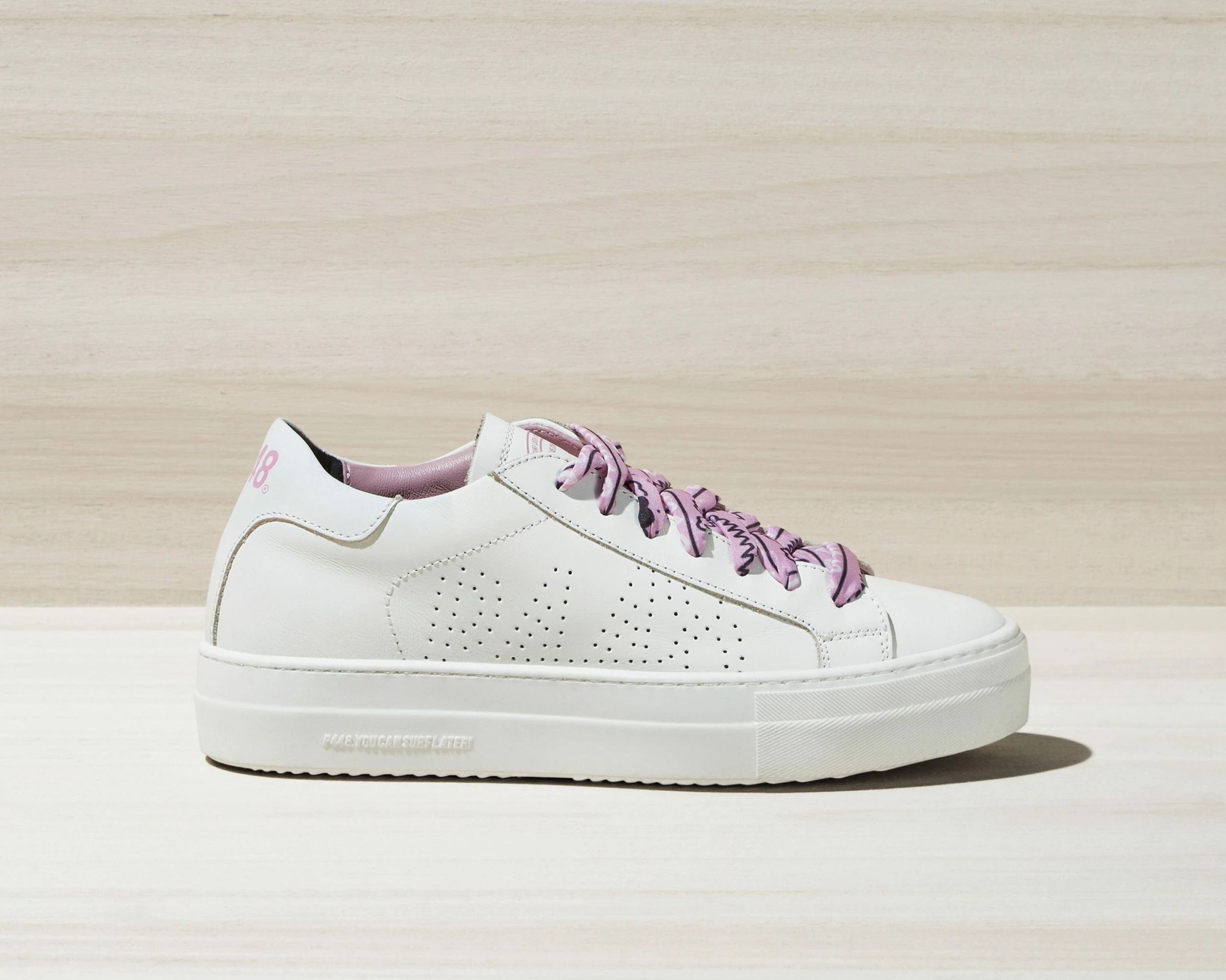 P448 Thea Pink Bandana Sneakers