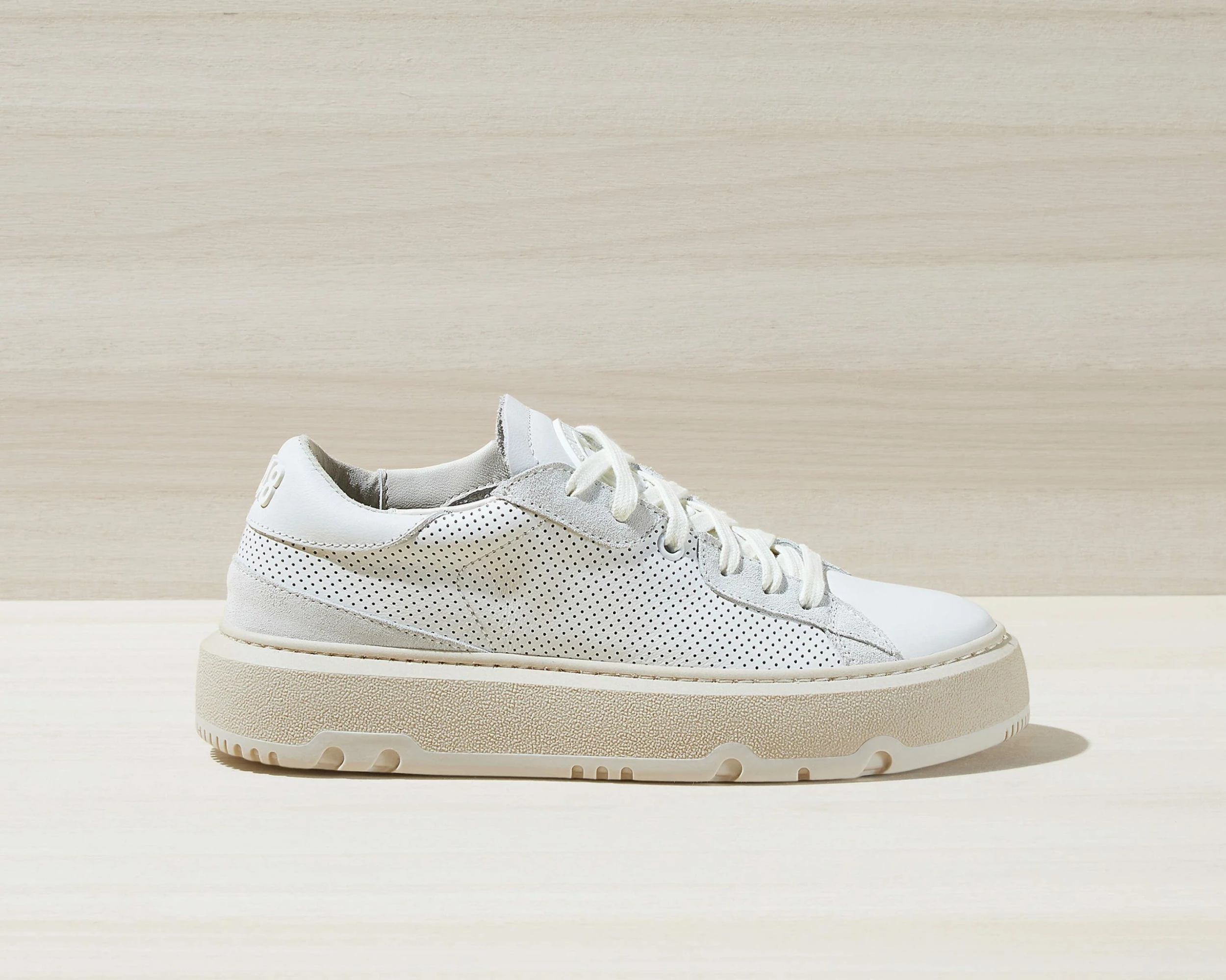 P448 Aerial White/Perforated Sneakers - Image 2