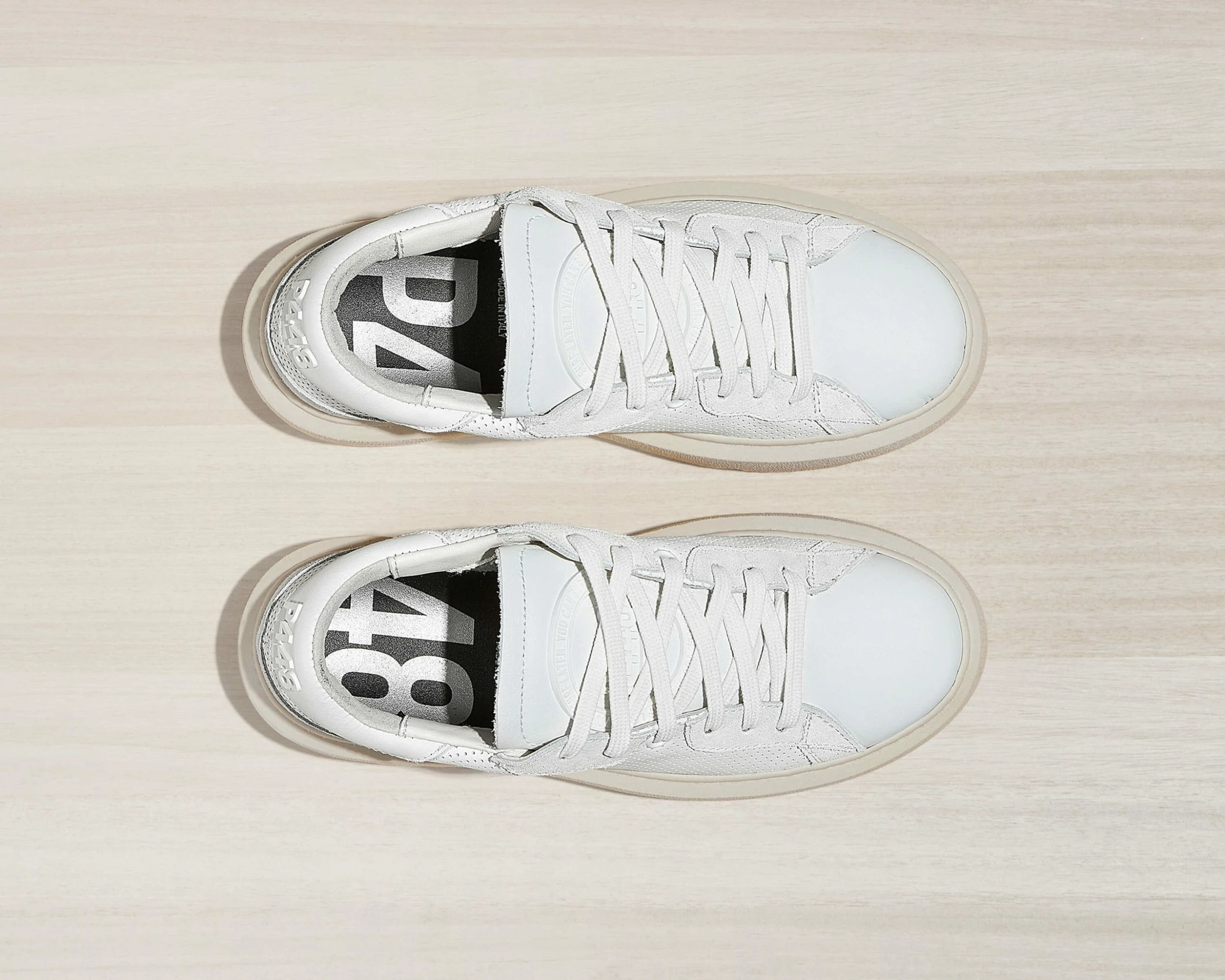 P448 Aerial White/Perforated Sneakers