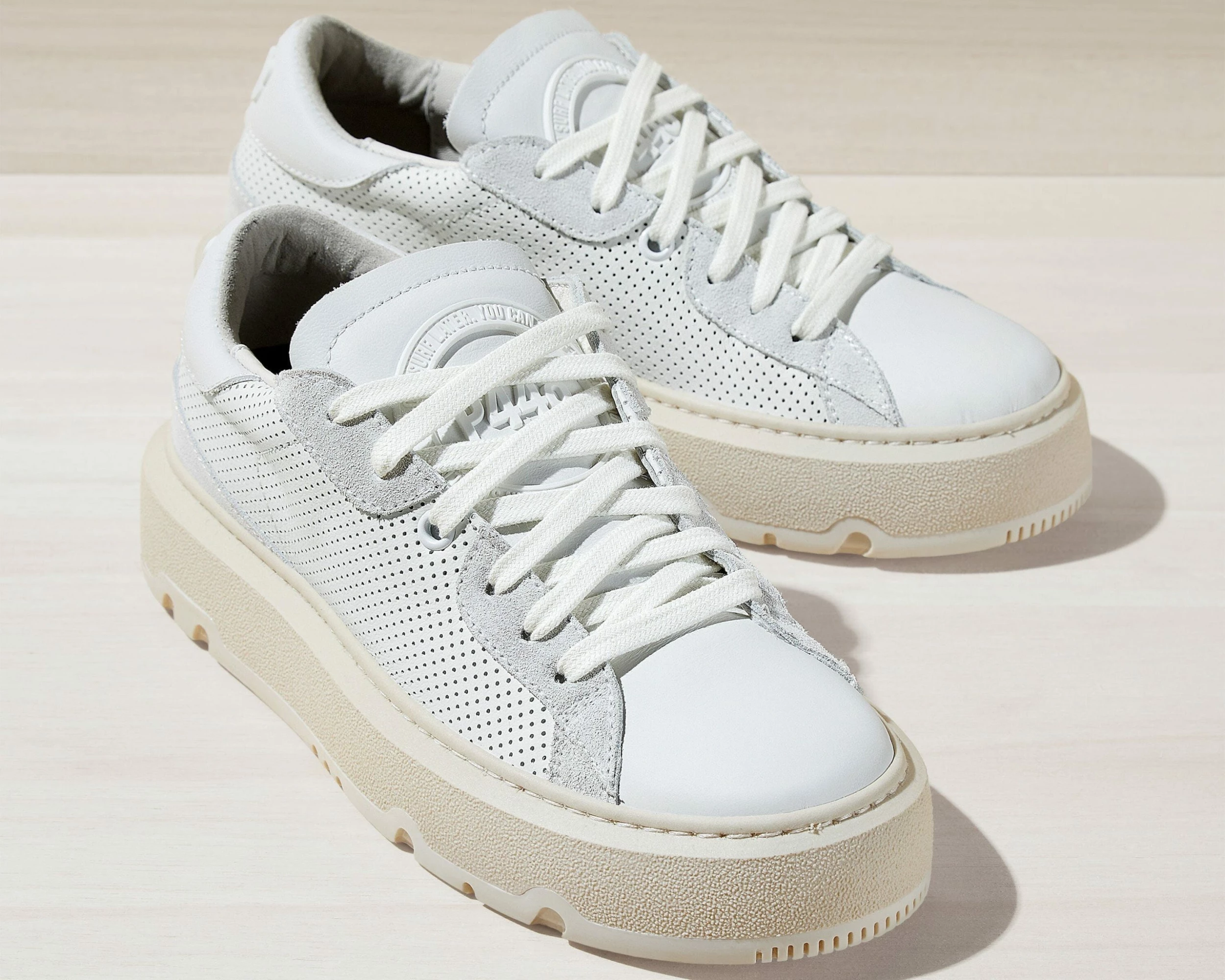 P448 Aerial White/Perforated Sneakers - Image 3
