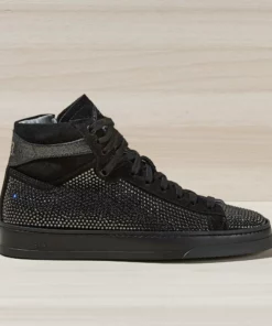 P448 Taylor Black/Crystal Sneaker