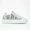 P448 Thea Sneaker - Cow/Silver