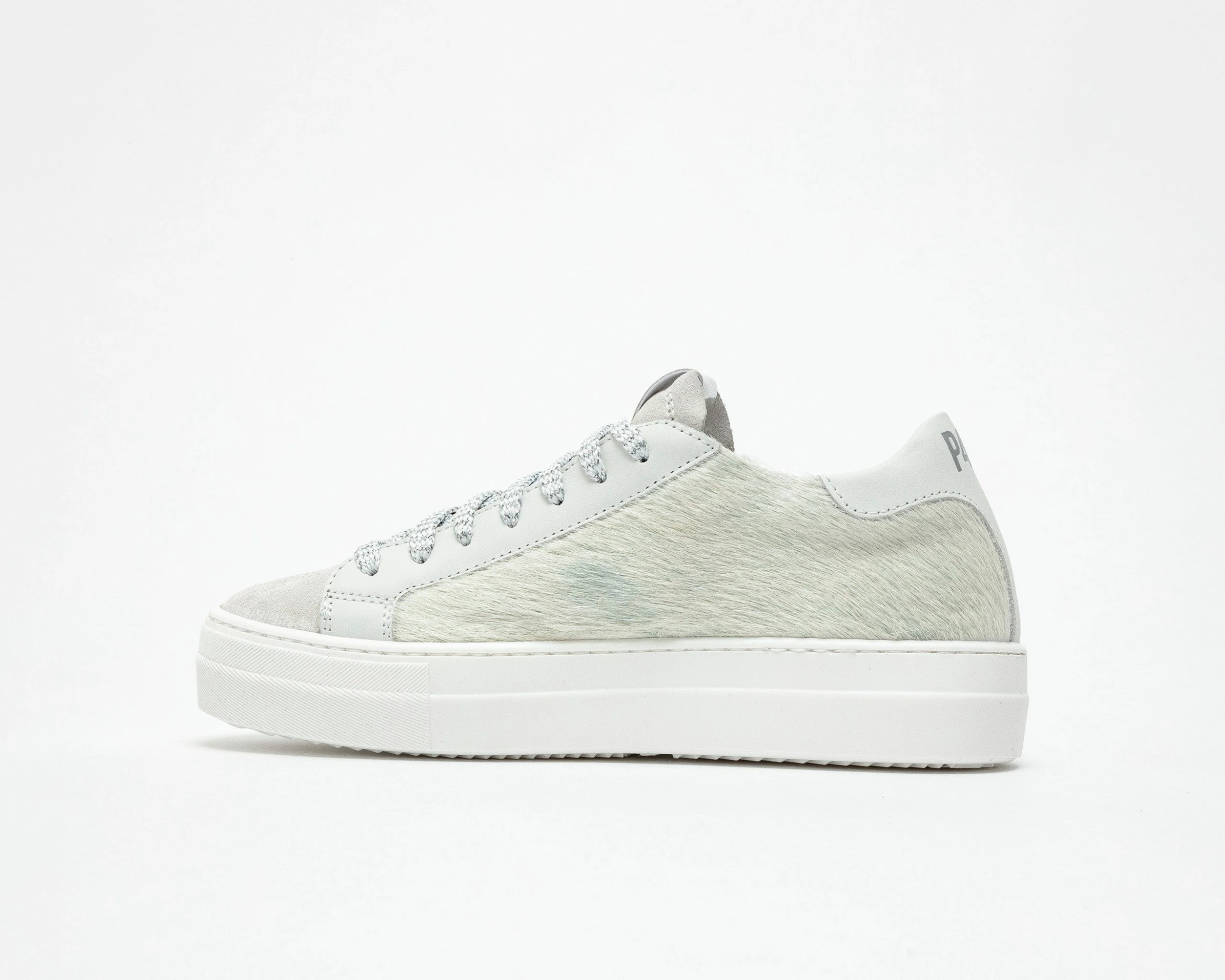 P448 Thea Sneaker - Cow/Silver - Image 6