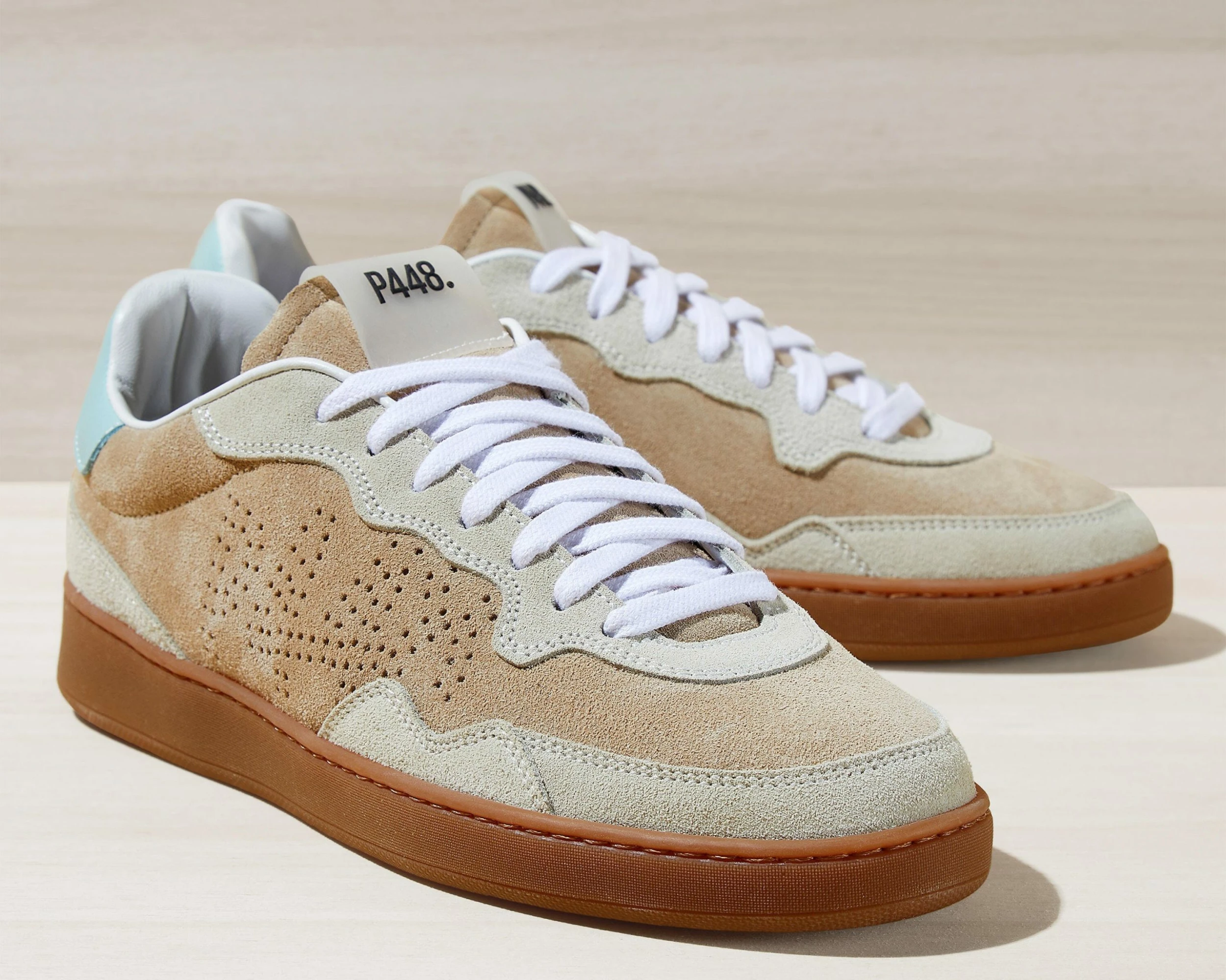 P448 Vert Cream Sneakers - Image 3