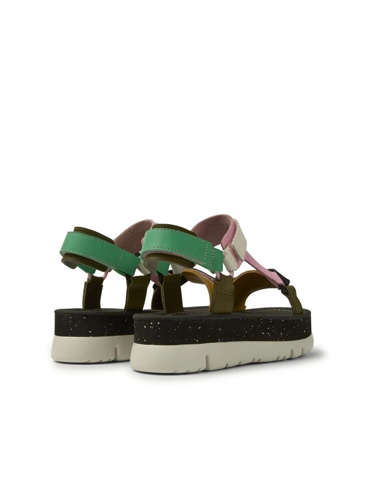 Camper Sandals Women Oruga Up - Green/Pink/White - Image 3