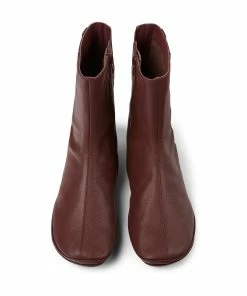 Camper Women Right Ankle Boots - Burgundy