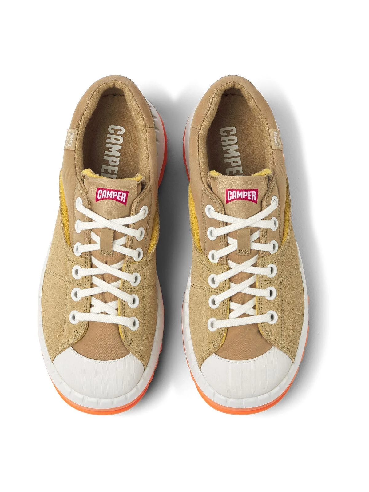 Camper Casual Shoes Women Teix - Beige - Image 4