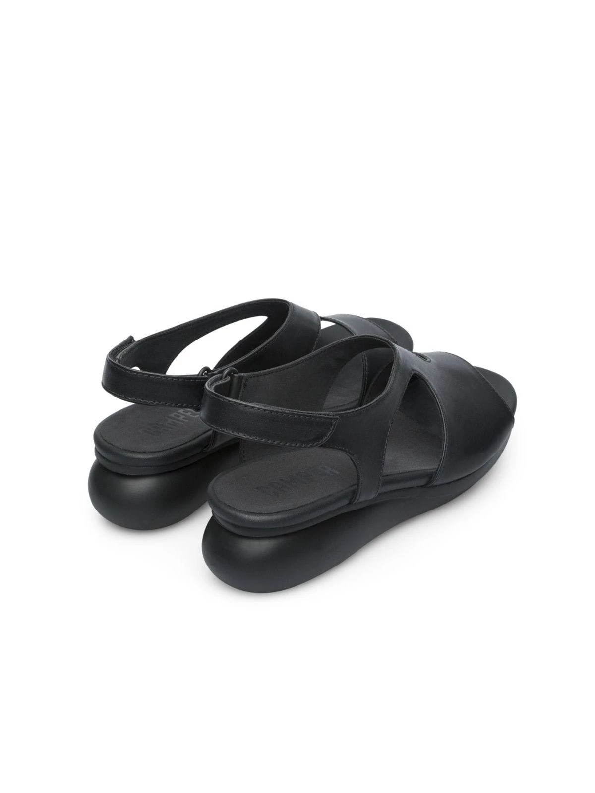 Camper Women Balloon Sandals - Black - Image 3