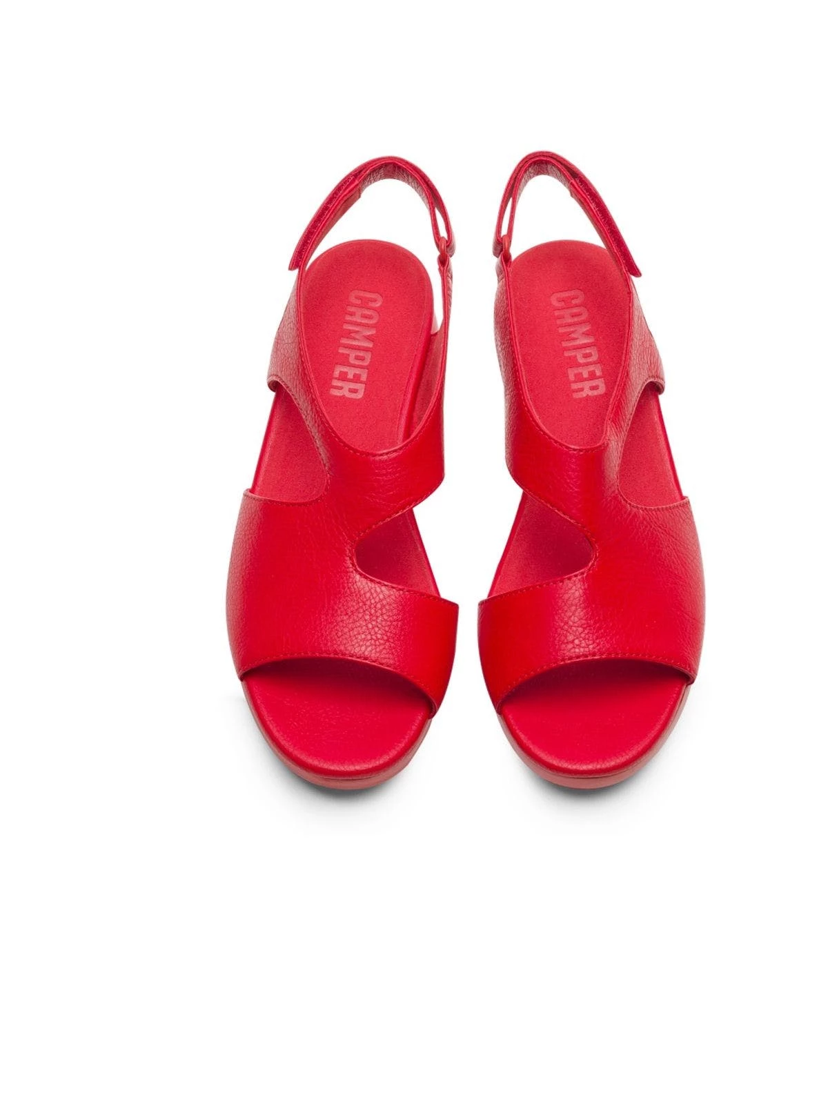 Camper Women Balloon Sandals - Red
