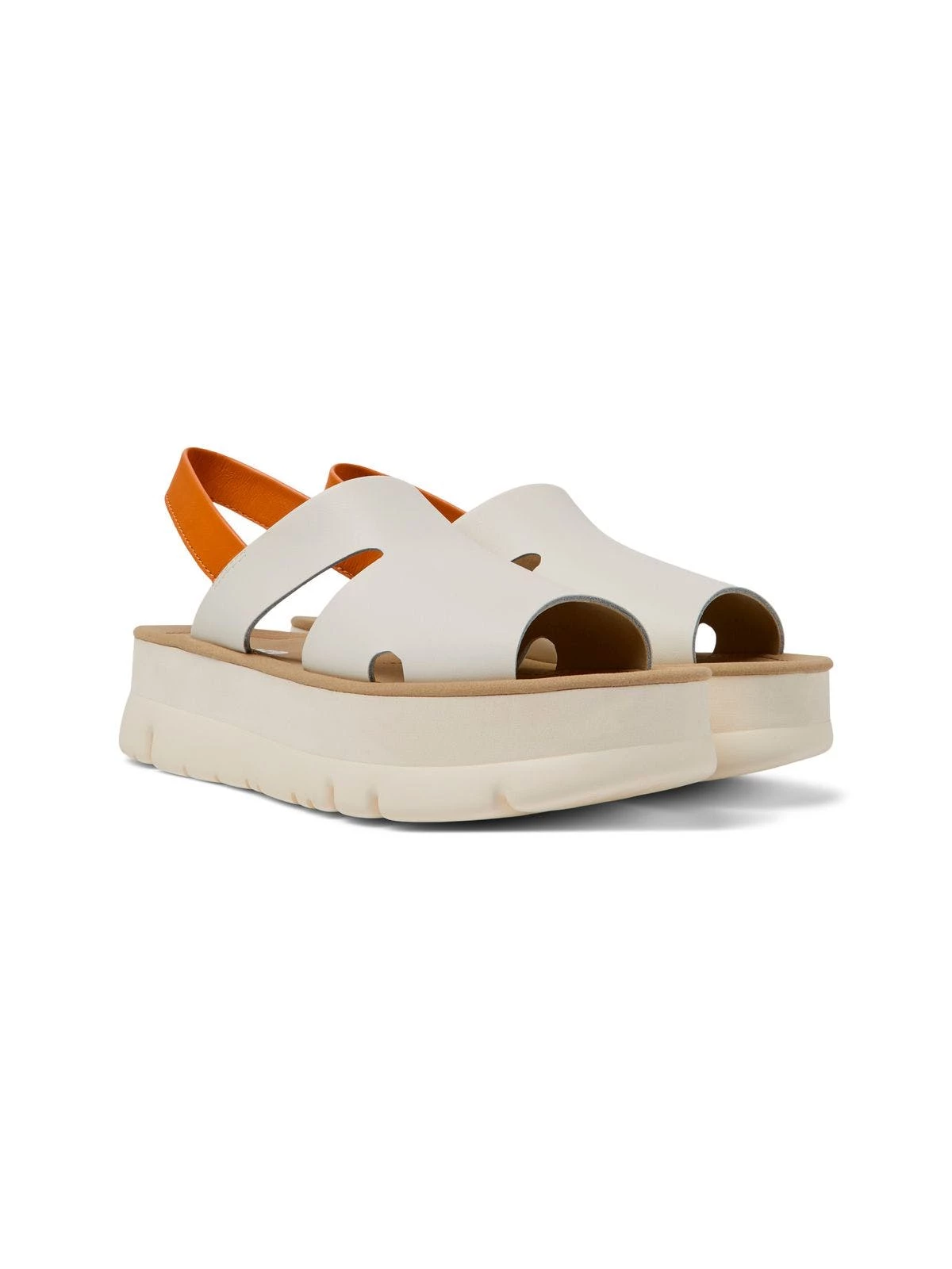 Camper Oruga Up Sandals - White Natural - Image 2