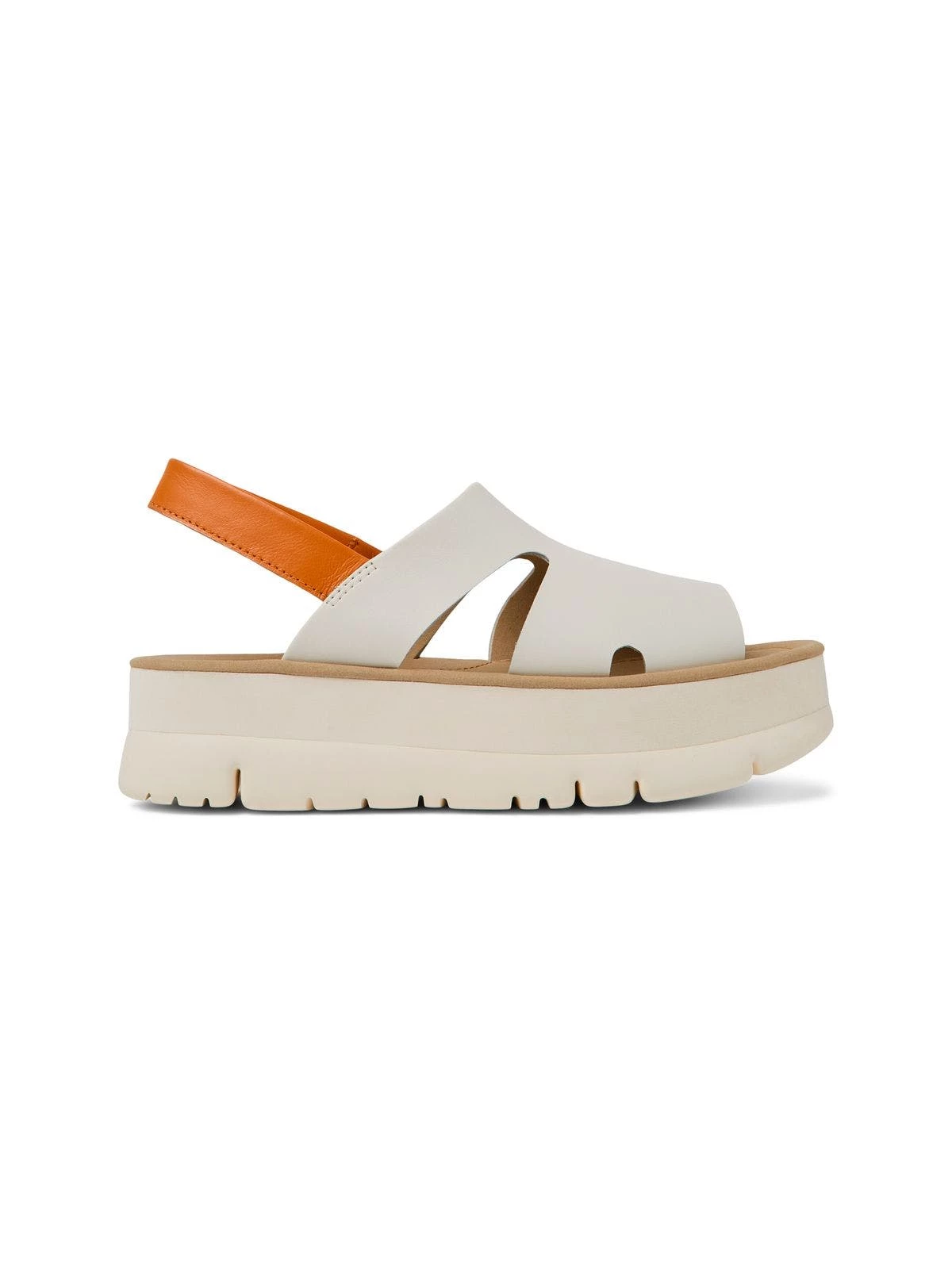 Camper Oruga Up Sandals - White Natural - Image 3