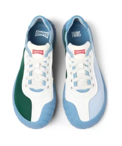 Camper Path Twins Womens Sneaker - Multicolored Blue/Green