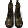 Camper Ankle Boots Women Milah With Lace - Green