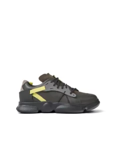Camper Sneakers Women Twins - Gray, Yellow, And Black