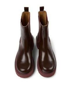 Camper Ankle Boots Women Milah - Burgundy