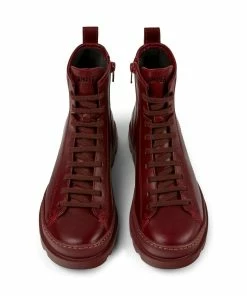 Camper Women Brutus Ankle Boots - Burgundy