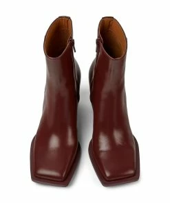 Camper Ankle Boots Women Karole - Burgundy