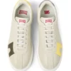 Camper Patel Gray Leather And Nubuck Runner K21 Twins Sneakers For Men