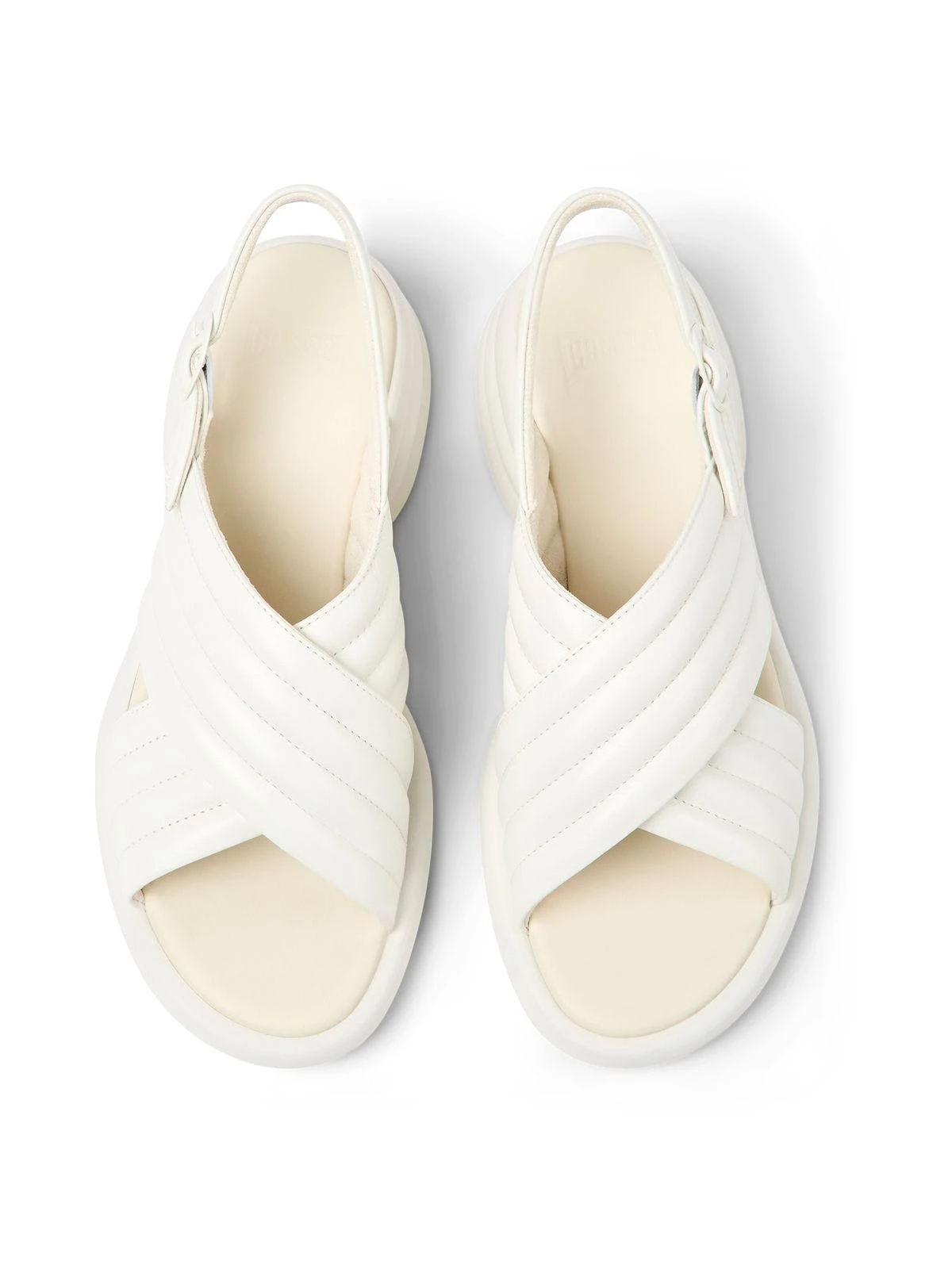 Camper Womens Spiro Sandals - White Natural