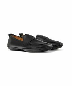 Camper Ballerinas Right Nina Black Leather Shoes For Women