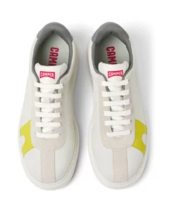 Camper White Natural Leather Runner K21 Sneakers For Women