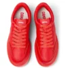 Camper Red Leather Runner K21 Sneakers For Women