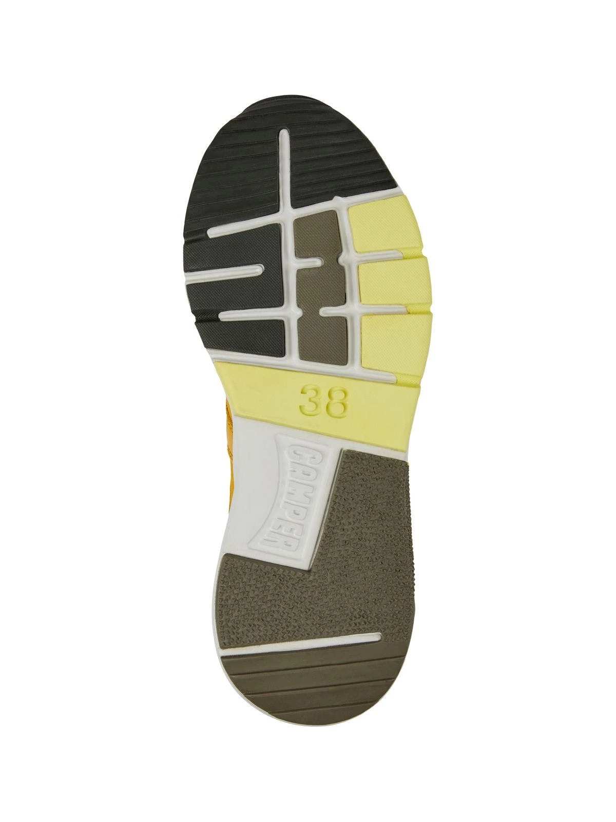 Sneakers Women Camper Drift - Yellow Textile - Image 4