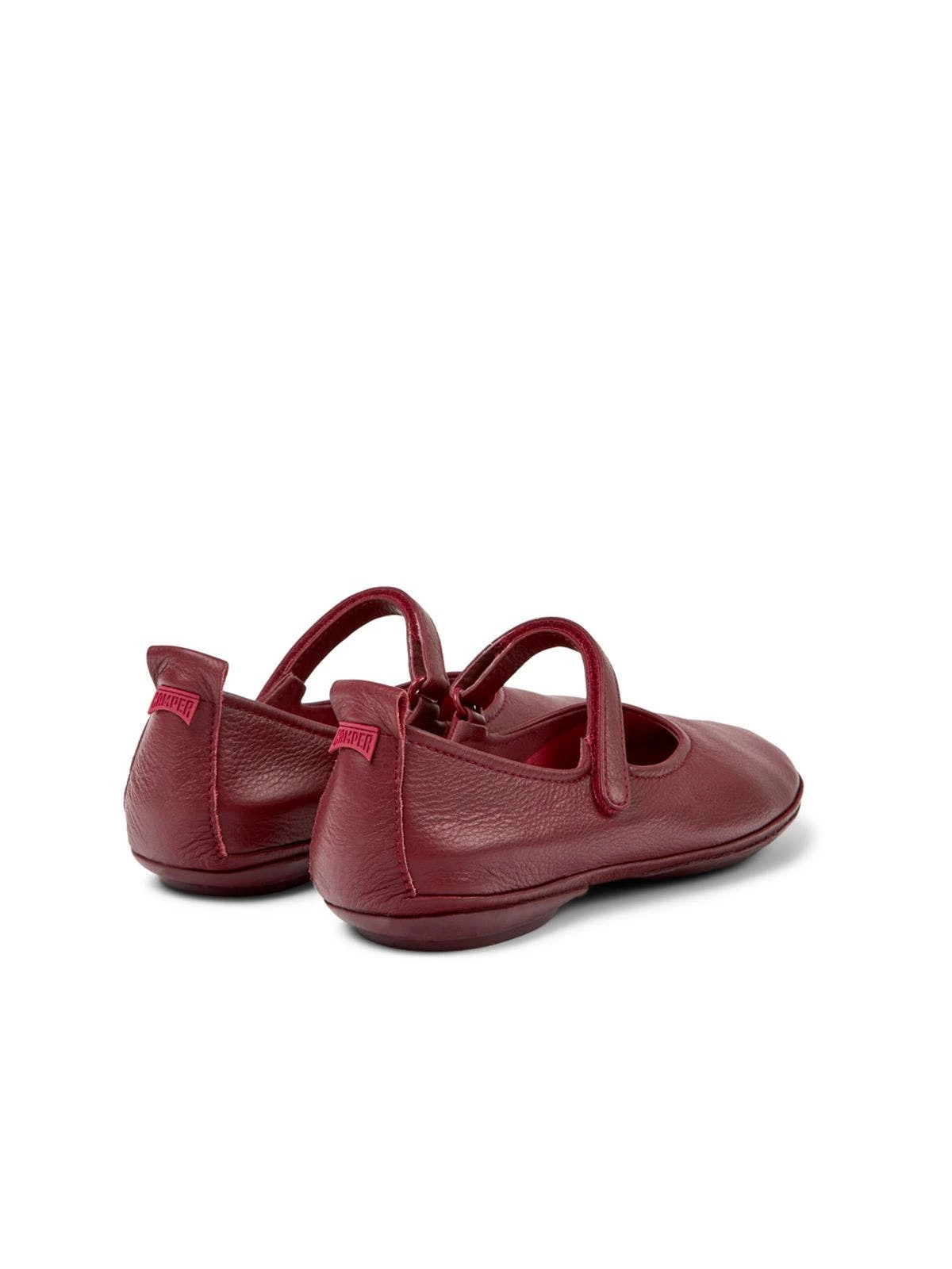 Camper Ballerinas Women Right Flats - Burgundy - Image 3