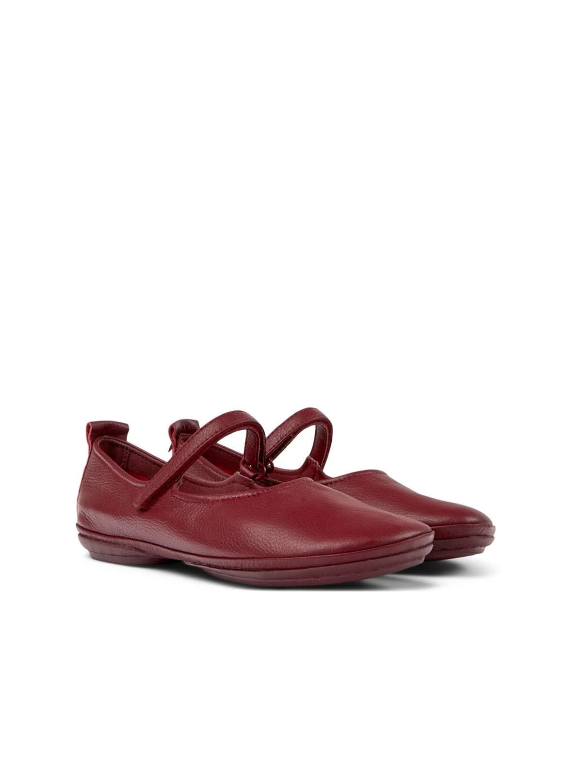 Camper Ballerinas Women Right Flats - Burgundy - Image 2