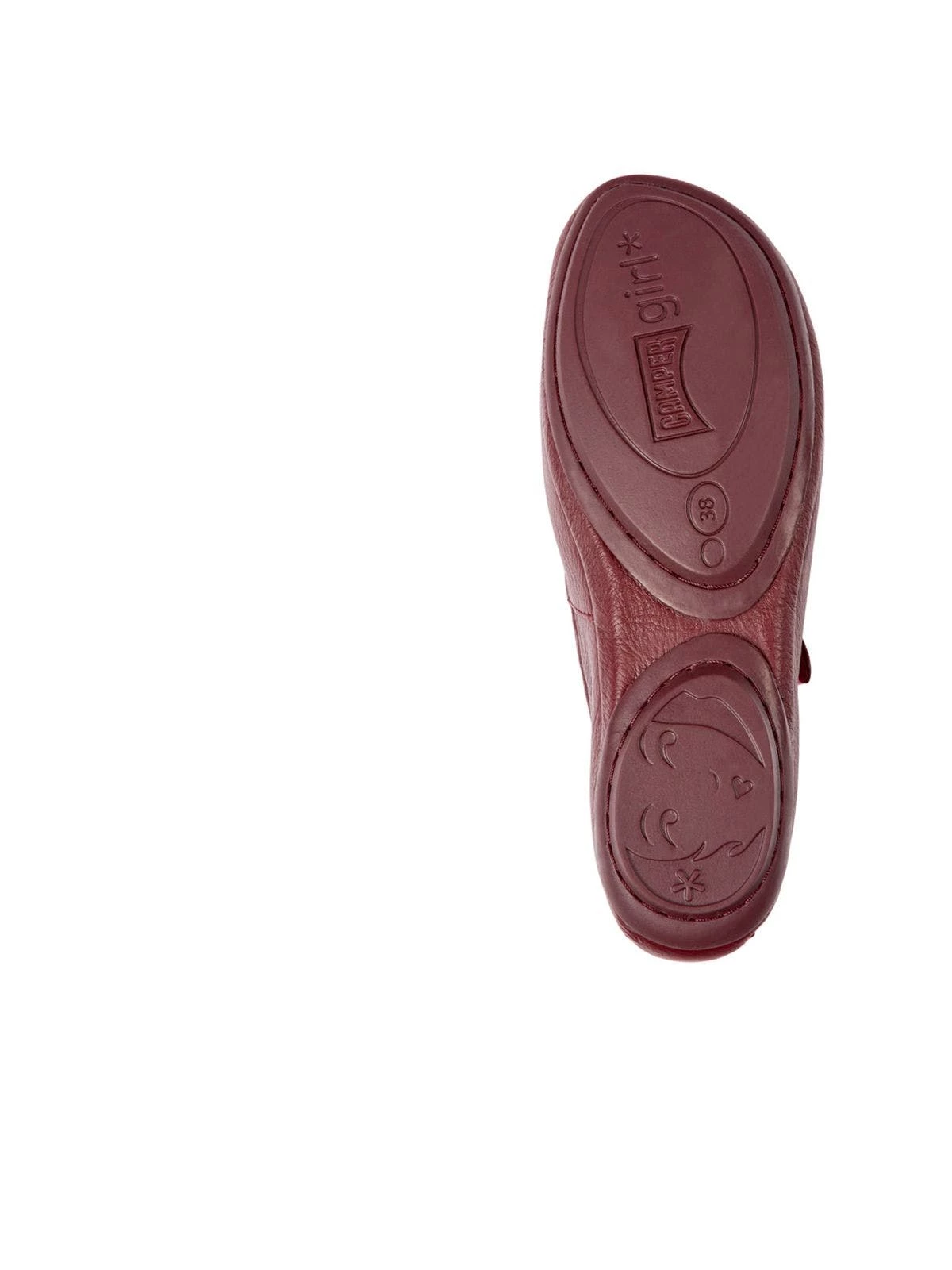 Camper Ballerinas Women Right Flats - Burgundy - Image 5