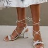 ALOHAS Sophie Sandals - Vegan White